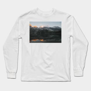 Mountain Mirror - Landscape Photography Long Sleeve T-Shirt